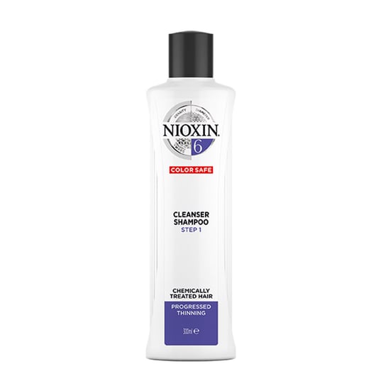 Nioxin System 6 Szampon przeciw wypadaniu do włosów znacznie przerzedzonych i poddanych zabiegom chemicznym 300ml Nioxin