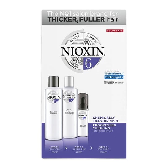 Nioxin System 6 XXL Duży zestaw do włosów znacznie przerzedzonych i poddanych zabiegom chemicznym Nioxin