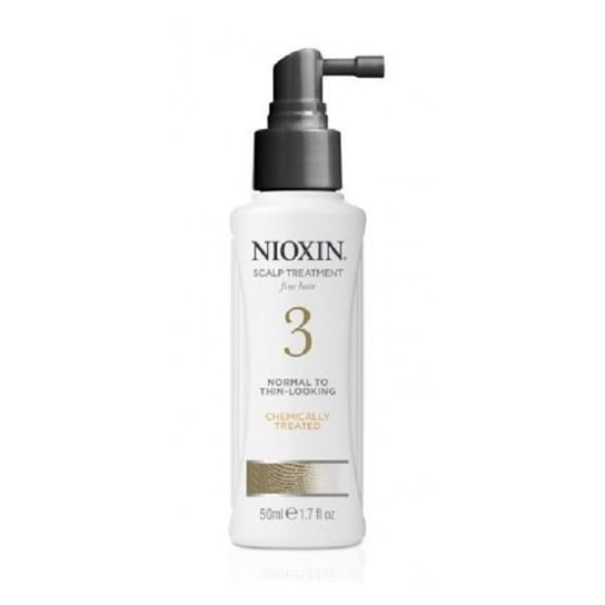 Nioxin, Thinning Hair System 3 Scalp Treatment, kuracja zagęszczająca do włosów poddawanych zabiegom chemicznym, 100 ml Nioxin