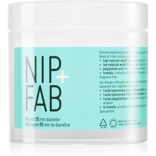 NIP+FAB Hyaluronic Fix Extreme4 płatki oczyszczające 60 ml Inna marka
