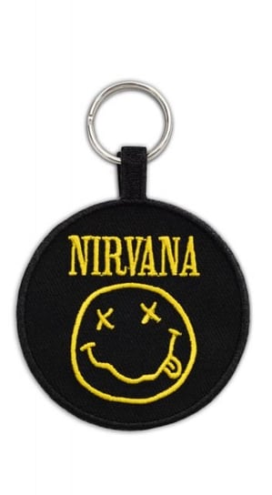 Nirvana Smiley - tkany brelok 4,5x6 cm Nirvana