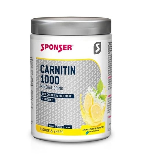 Niskokaloryczny Napój Sponser L-Carnitin 1000 400G Cytryna-Czarny Bez SPONSER