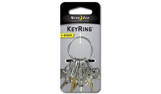 Nite Ize, Brelok na klucze, S-Biner KeyRing Steel - Stalowy - KRGS-11-R3 (23168) Nite Ize
