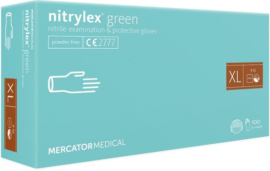 nitrylex® green 100 szt., rozmiar XL Mercator Medical