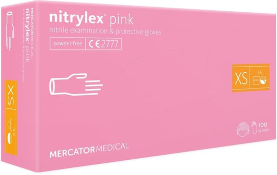 nitrylex® pink, rozmiar XS Mercator Medical