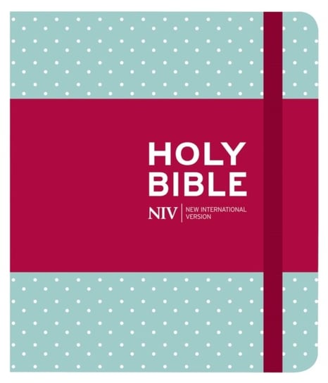 NIV Journalling Mint Polka Dot Cloth Bible New International Version