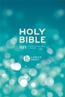NIV Larger Print Blue Hardback Bible New International Version