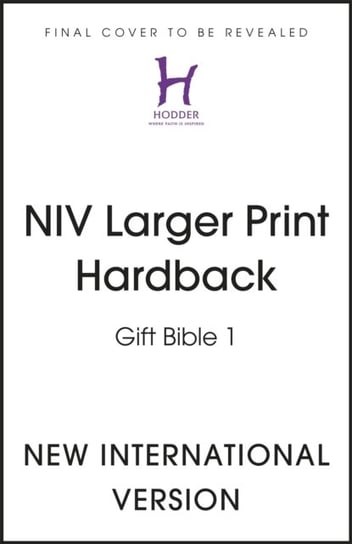 NIV Larger Print Blue Soft-tone Bible with Zip New International Version
