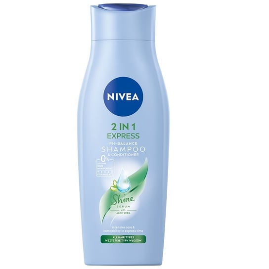 Nivea, 2in1 Express łagodny szampon z odżywką, 400ml Nivea