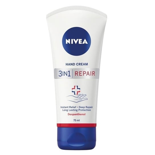 Nivea, 3in1 Repair Hand Cream regenerujący krem do rąk 75ml Nivea