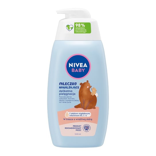 NIVEA BABY Mleczko Nawilżające delikatna pielęgnacja 500 ml Nivea