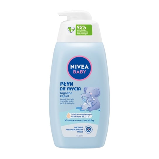 NIVEA BABY Płyn do mycia łagodna kąpiel 450 ml Nivea