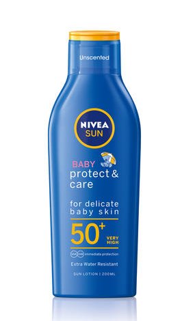 Nivea, Baby Protect & Care Spf50, Krem Przeciwsłoneczny, 200ml Nivea