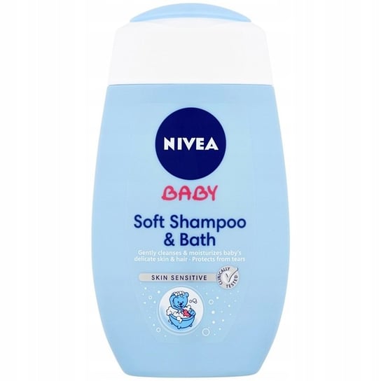 Nivea Baby szampon i piana do kąpieli 2w1 (Soft Shampoo & Bath)  200ml Nivea
