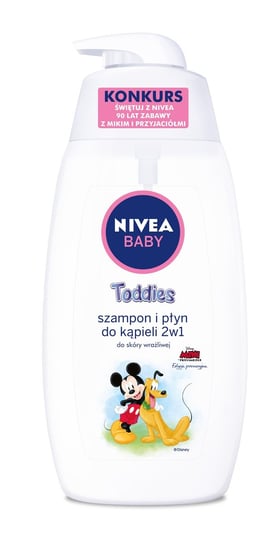 Nivea, Baby Toddies, szampon i płyn do kąpieli 2w1 do skóry wrażliwej, 500 ml Nivea