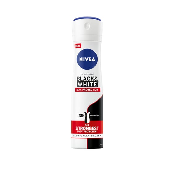 Nivea, Black&White Max Protection antyperspirant spray 150ml Nivea