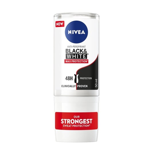 Nivea, Black&White Max Protection antyperspirant w kulce 50ml Nivea