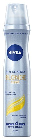 Nivea, Blond Care, lakier do włosów, 250 ml Nivea