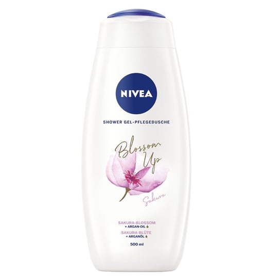 Nivea, Blossom Up pielęgnujący żel pod prysznic Kwiaty Sakury 500ml Nivea