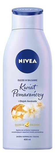 Nivea Body Olejek w balsamie Kwiat Pomarańczy i Olejek Awokado - skóra normalna i sucha 400ml Nivea