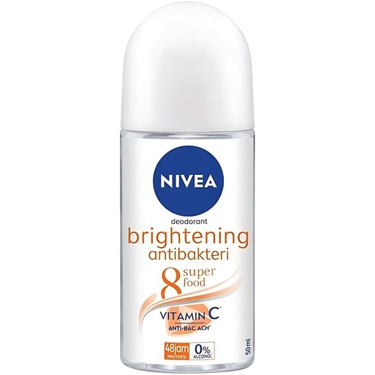 Nivea, Brightening Antibakteri 48H Dezodorant Roll-On, 50ML Nivea