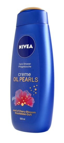 Nivea, Care Shower Oil Pearls, żel pod prysznic Cherry Blossom, 500 ml Nivea