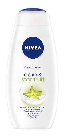 Nivea, Care & Star Fruit, żel pod prysznic, 500 ml Nivea