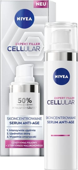 NIVEA CELLULAR EXPERT FILLER SKONCENTROWANE SERUM ANTI-AGE, 40 ml Nivea