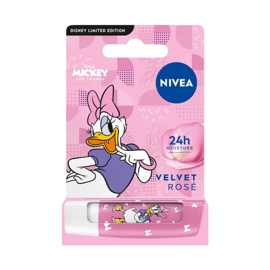 Nivea Daisy Duck Disney Edition pielęgnująca pomadka do ust 4.8g Nivea