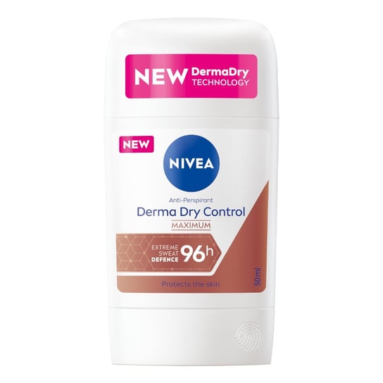 Nivea, Derma Dry Control, Antyperspirant W Sztyfcie, 50ml Nivea