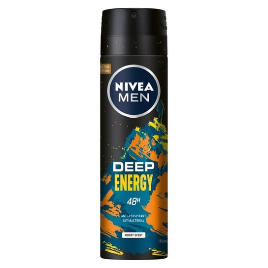 Nivea Dezodorant Deep Energy spray męski 150ml Nivea