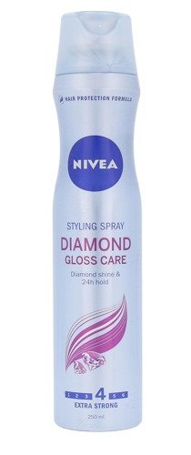 Nivea, Diamond Gloss Care, lakier do włosów, 250 ml Nivea