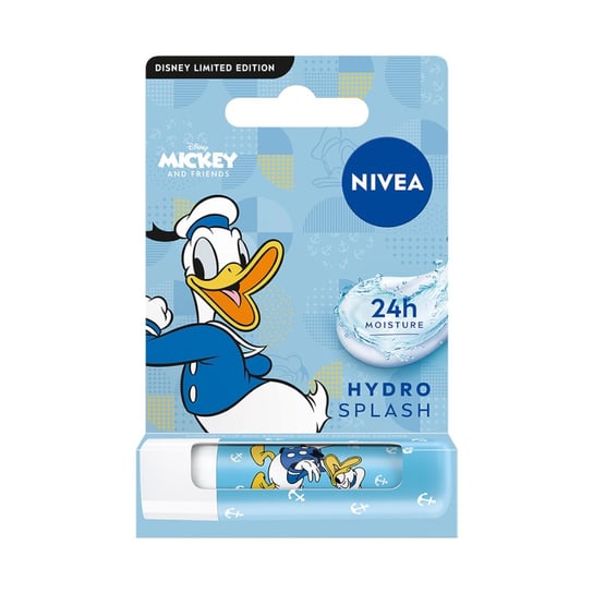 Nivea, Donald Duck Disney Edition, Pielęgnująca pomadka do ust, 4.8g Nivea