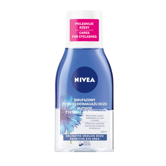 Nivea, Dwufazowy płyn do u oczu Ekstrakt z Bławatka 125ml Nivea