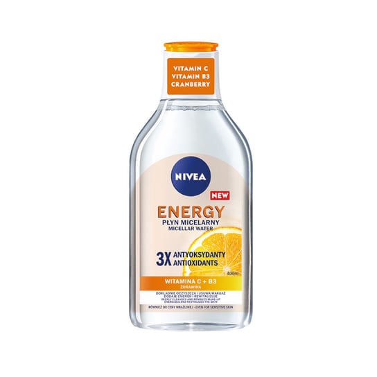 Nivea, Energy płyn micelarny z 3 antyoksydantami 400ml Nivea