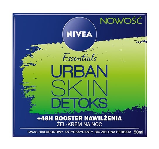 Nivea, Essentials Urban Skin, krem-żel na noc, 50 ml Nivea