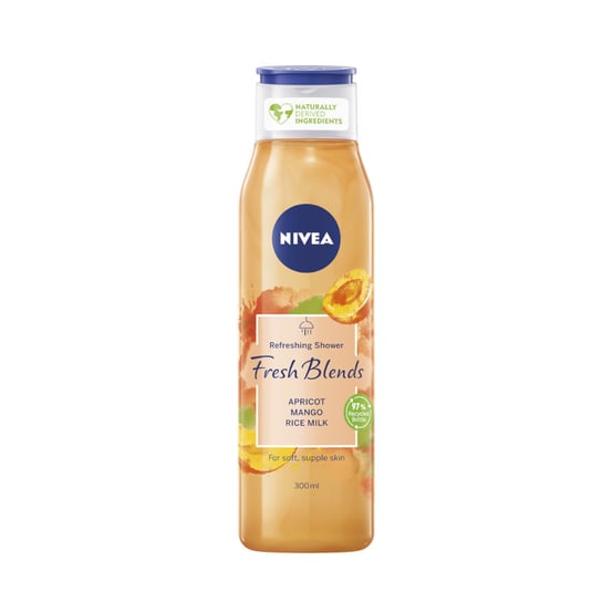 Nivea, Fresh Blends Refreshing Shower żel pod prysznic odświeżający Apricot & Mango & Rice Milk 300ml Nivea