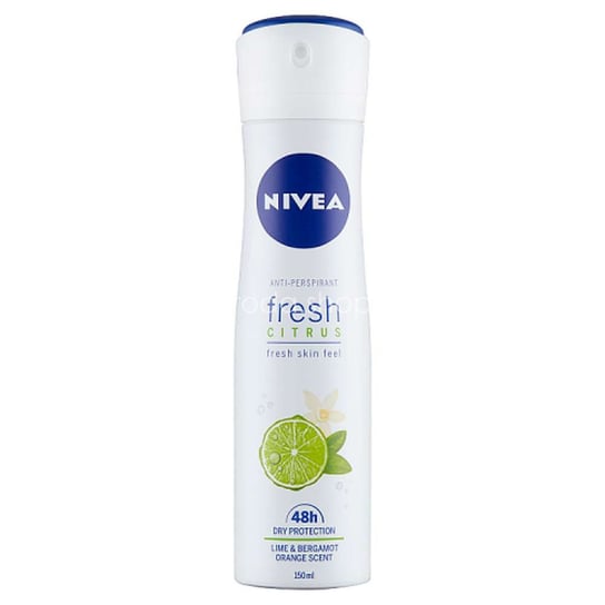 Nivea Fresh Citrus Antiperspirant Deodorant Spray 150Ml Inna marka