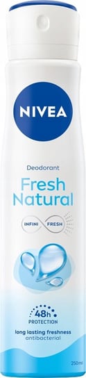 Nivea Fresh Natural, Dezodorant W Sprayu, 250ml Nivea