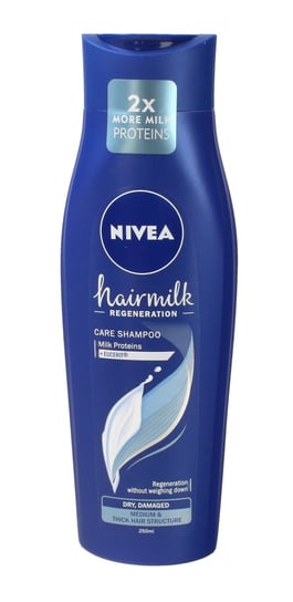 Nivea, Hairmilk, mleczny szampon do włosów normalnych, suchych i zniszczonych, 250 ml Nivea