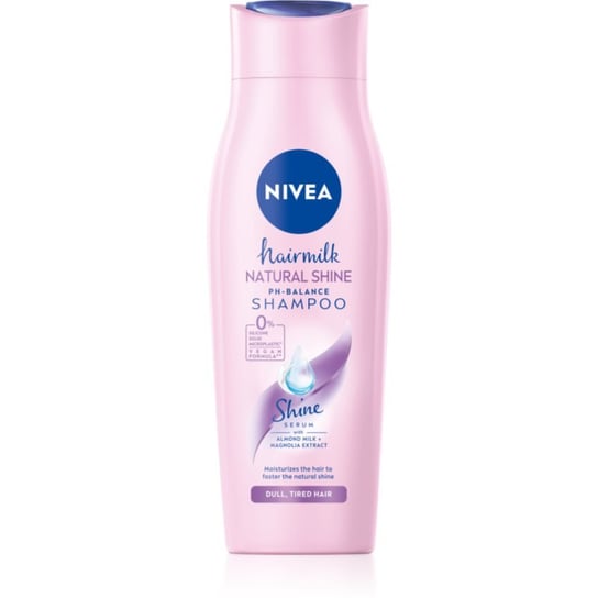 Nivea Hairmilk Natural Shine szampon pielęgnujący 250 ml Nivea