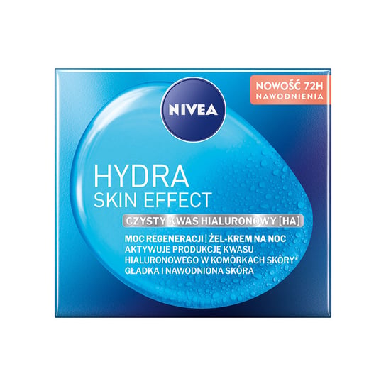 Nivea, Hydra Skin Effect żel-krem na noc moc regeneracji 50ml Nivea