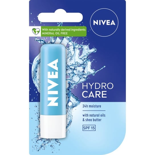 Nivea, Hydro Care pielęgnująca pomadka do ust 4.8g Nivea
