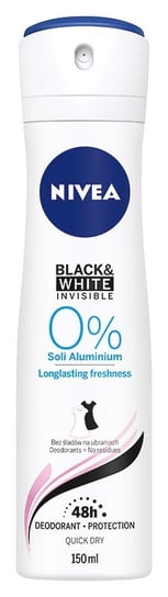 Nivea, Invisible Black&White, dezodorant w spray'u, 150 ml Nivea