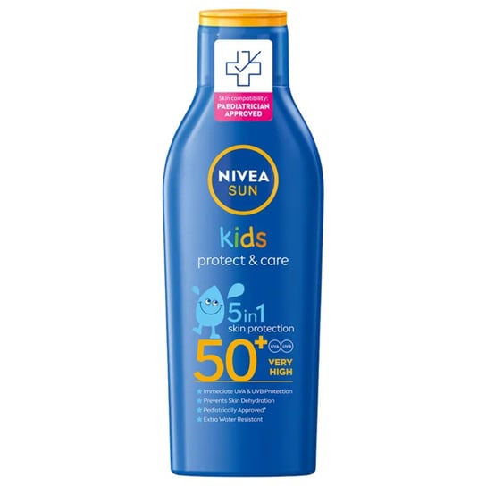 Nivea Kids Protect & Moisture, SPF50, Balsam Do Opalania Dla Dzieci Nivea Sun