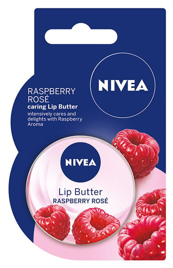 Nivea, Lip Butter, balsam do ust Raspberry Rose, 16,7 g Nivea