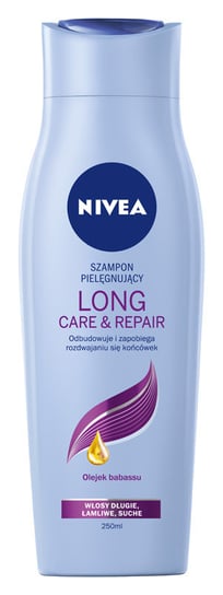 Nivea, Long Repair, szampon odbudowujący, 250 ml Nivea