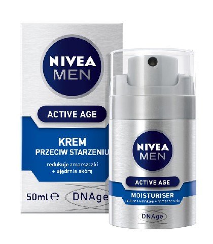 Nivea Men, Active Age, krem DNA-ge, 50 ml Nivea Men