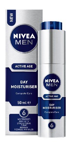 Nivea, Men Active Age, krem nawilżający do twarzy na dzień, 50 ml Nivea