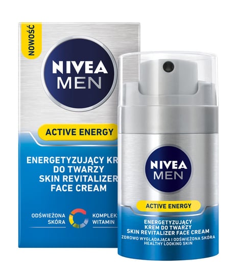 Nivea, Men Active Energy energetyzujący krem do twarzy 50ml Nivea